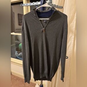 Men’s club room quarter zip sweater size medium